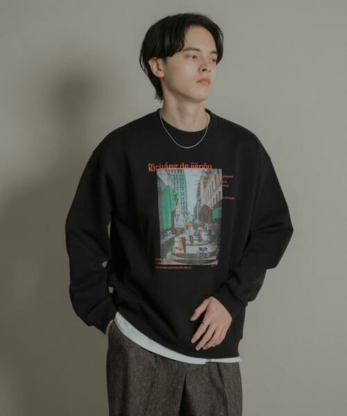 SENSE OF PLACE by URBAN RESEARCH / センスオブプレイス バイ アーバンリサーチ スウェット | City graphic crew-neck Sweat | 詳細16