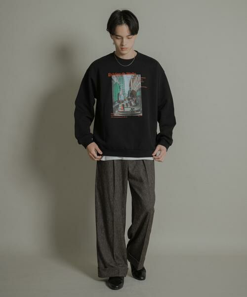 SENSE OF PLACE by URBAN RESEARCH / センスオブプレイス バイ アーバンリサーチ スウェット | City graphic crew-neck Sweat | 詳細17