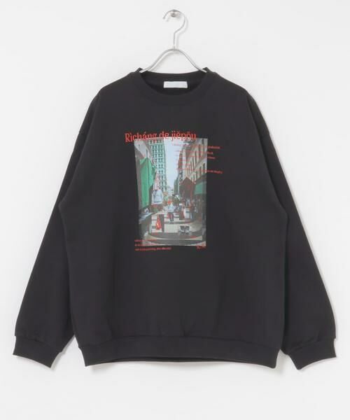 SENSE OF PLACE by URBAN RESEARCH / センスオブプレイス バイ アーバンリサーチ スウェット | City graphic crew-neck Sweat | 詳細19