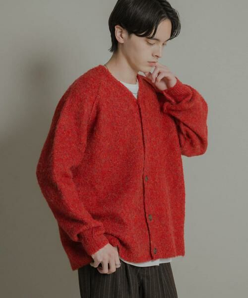 SENSE OF PLACE by URBAN RESEARCH / センスオブプレイス バイ アーバンリサーチ カーディガン・ボレロ | ブークレVネックカーディガン | 詳細1