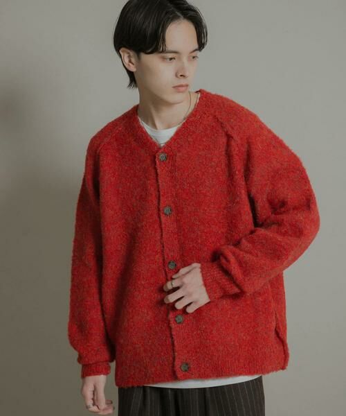 SENSE OF PLACE by URBAN RESEARCH / センスオブプレイス バイ アーバンリサーチ カーディガン・ボレロ | ブークレVネックカーディガン | 詳細3