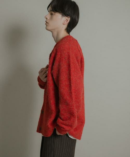 SENSE OF PLACE by URBAN RESEARCH / センスオブプレイス バイ アーバンリサーチ カーディガン・ボレロ | ブークレVネックカーディガン | 詳細5