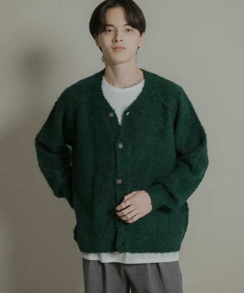 SENSE OF PLACE by URBAN RESEARCH / センスオブプレイス バイ アーバンリサーチ カーディガン・ボレロ | ブークレVネックカーディガン | 詳細10