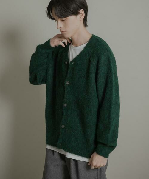 SENSE OF PLACE by URBAN RESEARCH / センスオブプレイス バイ アーバンリサーチ カーディガン・ボレロ | ブークレVネックカーディガン | 詳細12