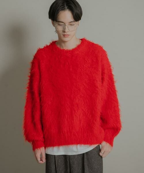 SENSE OF PLACE by URBAN RESEARCH / センスオブプレイス バイ アーバンリサーチ ニット・セーター | 『洗濯可』シャギークルーネックニット | 詳細2