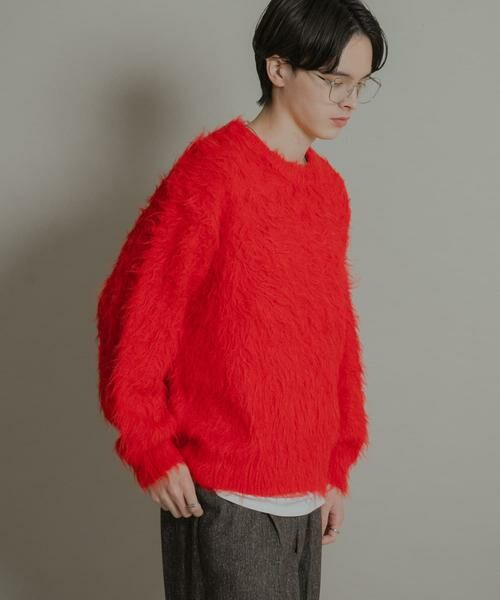 SENSE OF PLACE by URBAN RESEARCH / センスオブプレイス バイ アーバンリサーチ ニット・セーター | 『洗濯可』シャギークルーネックニット | 詳細5