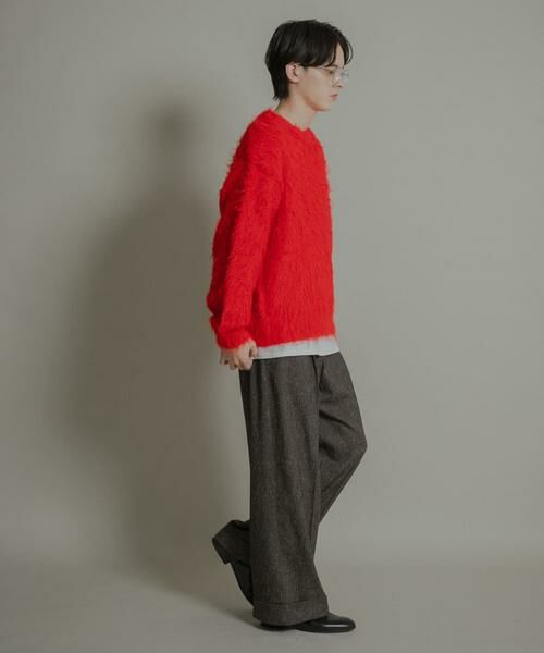 SENSE OF PLACE by URBAN RESEARCH / センスオブプレイス バイ アーバンリサーチ ニット・セーター | 『洗濯可』シャギークルーネックニット | 詳細7