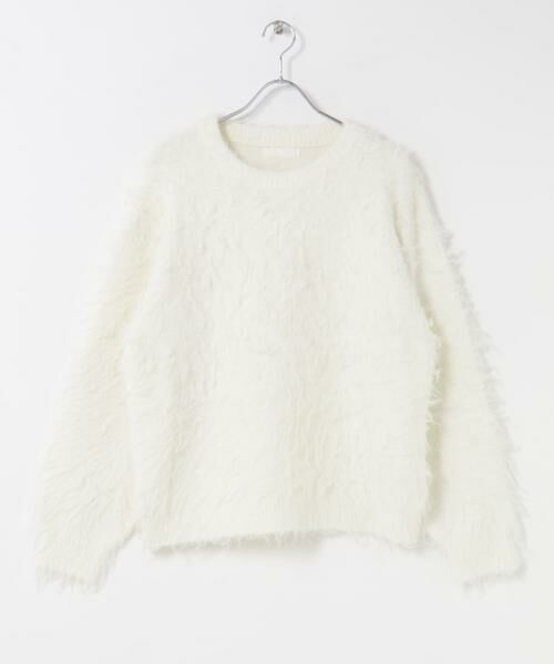 SENSE OF PLACE by URBAN RESEARCH / センスオブプレイス バイ アーバンリサーチ ニット・セーター | 『洗濯可』シャギークルーネックニット | 詳細22