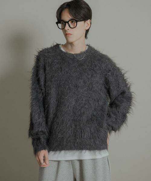 SENSE OF PLACE by URBAN RESEARCH / センスオブプレイス バイ アーバンリサーチ ニット・セーター | 『洗濯可』シャギークルーネックニット | 詳細25