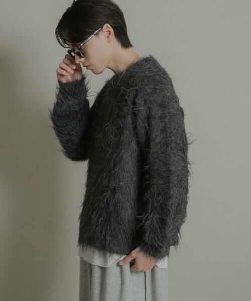 SENSE OF PLACE by URBAN RESEARCH / センスオブプレイス バイ アーバンリサーチ ニット・セーター | 『洗濯可』シャギークルーネックニット | 詳細26