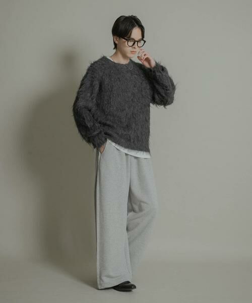 SENSE OF PLACE by URBAN RESEARCH / センスオブプレイス バイ アーバンリサーチ ニット・セーター | 『洗濯可』シャギークルーネックニット | 詳細29