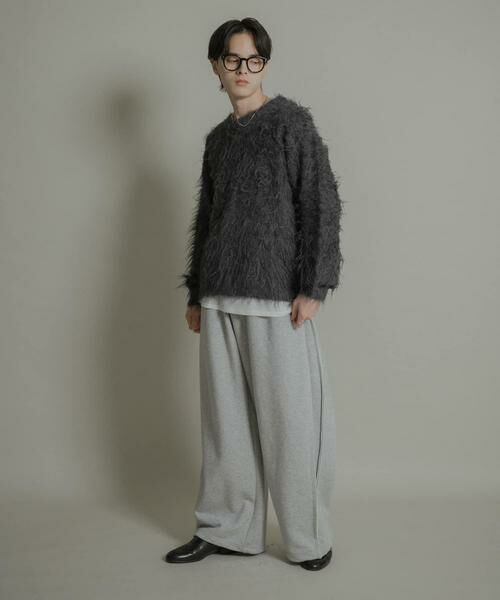 SENSE OF PLACE by URBAN RESEARCH / センスオブプレイス バイ アーバンリサーチ ニット・セーター | 『洗濯可』シャギークルーネックニット | 詳細30