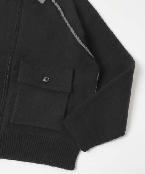 SENSE OF PLACE by URBAN RESEARCH / センスオブプレイス バイ アーバンリサーチ ブルゾン | バイカラーニットジップブルゾン | 詳細24