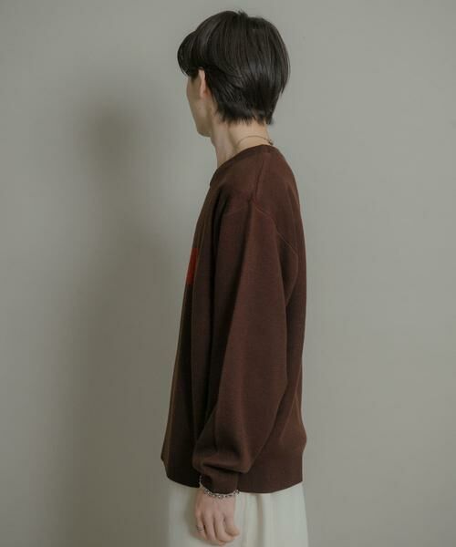 SENSE OF PLACE by URBAN RESEARCH / センスオブプレイス バイ アーバンリサーチ ニット・セーター | ロゴグラフィッククルーネックニット | 詳細7