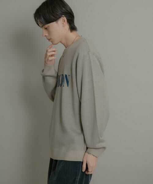 SENSE OF PLACE by URBAN RESEARCH / センスオブプレイス バイ アーバンリサーチ ニット・セーター | ロゴグラフィッククルーネックニット | 詳細24