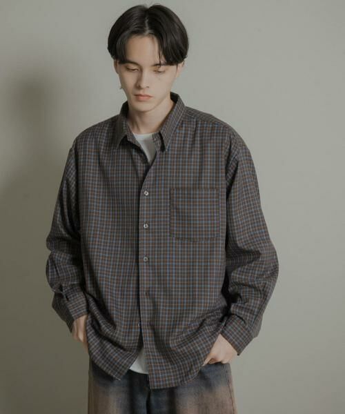 SENSE OF PLACE by URBAN RESEARCH / センスオブプレイス バイ アーバンリサーチ シャツ・ブラウス | ニュアンスチェックロングスリーブネルシャツ | 詳細2