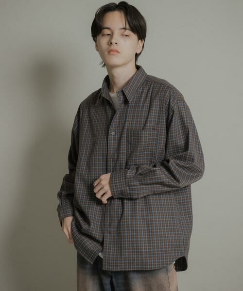 SENSE OF PLACE by URBAN RESEARCH / センスオブプレイス バイ アーバンリサーチ シャツ・ブラウス | ニュアンスチェックロングスリーブネルシャツ | 詳細4