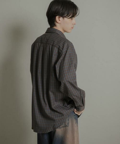 SENSE OF PLACE by URBAN RESEARCH / センスオブプレイス バイ アーバンリサーチ シャツ・ブラウス | ニュアンスチェックロングスリーブネルシャツ | 詳細5