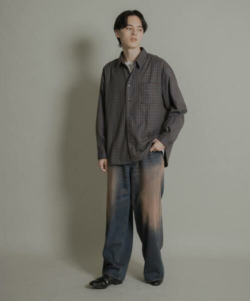 SENSE OF PLACE by URBAN RESEARCH / センスオブプレイス バイ アーバンリサーチ シャツ・ブラウス | ニュアンスチェックロングスリーブネルシャツ | 詳細6
