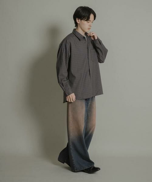 SENSE OF PLACE by URBAN RESEARCH / センスオブプレイス バイ アーバンリサーチ シャツ・ブラウス | ニュアンスチェックロングスリーブネルシャツ | 詳細7