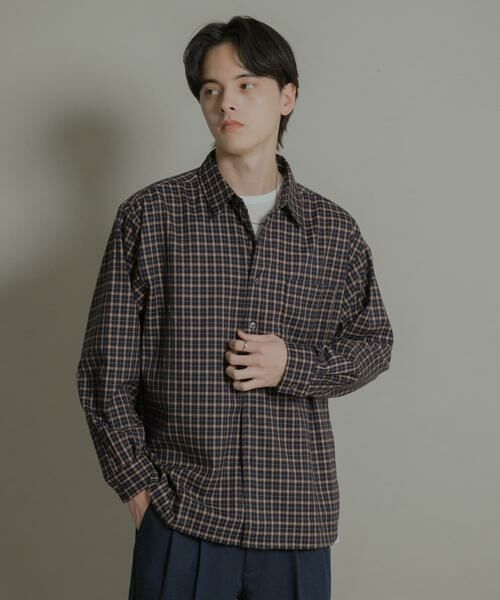 SENSE OF PLACE by URBAN RESEARCH / センスオブプレイス バイ アーバンリサーチ シャツ・ブラウス | ニュアンスチェックロングスリーブネルシャツ | 詳細10