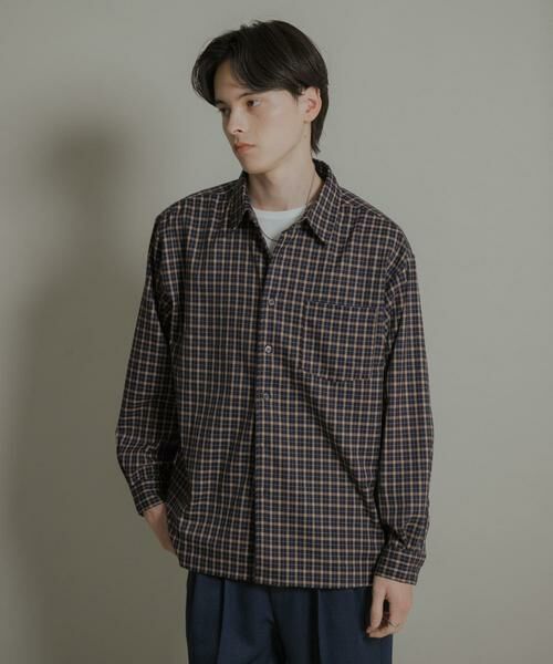 SENSE OF PLACE by URBAN RESEARCH / センスオブプレイス バイ アーバンリサーチ シャツ・ブラウス | ニュアンスチェックロングスリーブネルシャツ | 詳細11