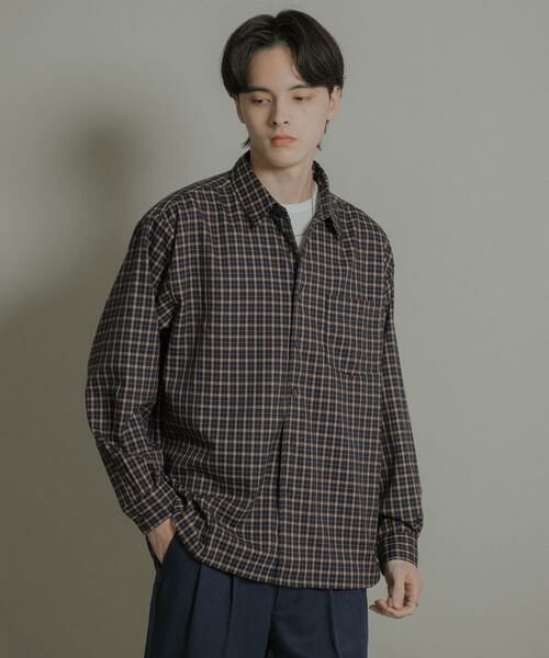 SENSE OF PLACE by URBAN RESEARCH / センスオブプレイス バイ アーバンリサーチ シャツ・ブラウス | ニュアンスチェックロングスリーブネルシャツ | 詳細13