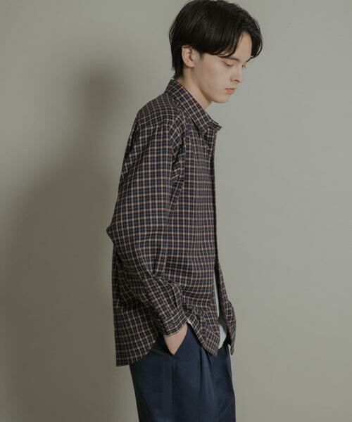 SENSE OF PLACE by URBAN RESEARCH / センスオブプレイス バイ アーバンリサーチ シャツ・ブラウス | ニュアンスチェックロングスリーブネルシャツ | 詳細14
