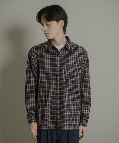 SENSE OF PLACE by URBAN RESEARCH / センスオブプレイス バイ アーバンリサーチ シャツ・ブラウス | ニュアンスチェックロングスリーブネルシャツ | 詳細17