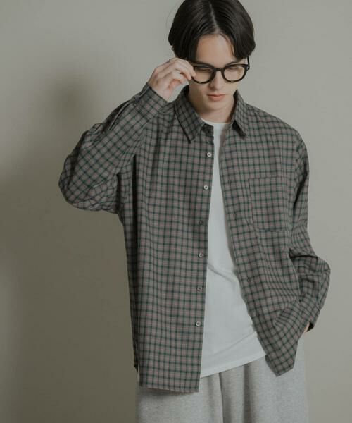 SENSE OF PLACE by URBAN RESEARCH / センスオブプレイス バイ アーバンリサーチ シャツ・ブラウス | ニュアンスチェックロングスリーブネルシャツ | 詳細25