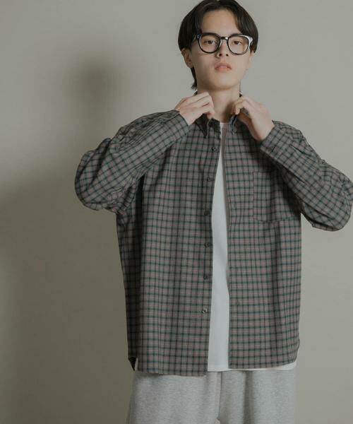 SENSE OF PLACE by URBAN RESEARCH / センスオブプレイス バイ アーバンリサーチ シャツ・ブラウス | ニュアンスチェックロングスリーブネルシャツ | 詳細26