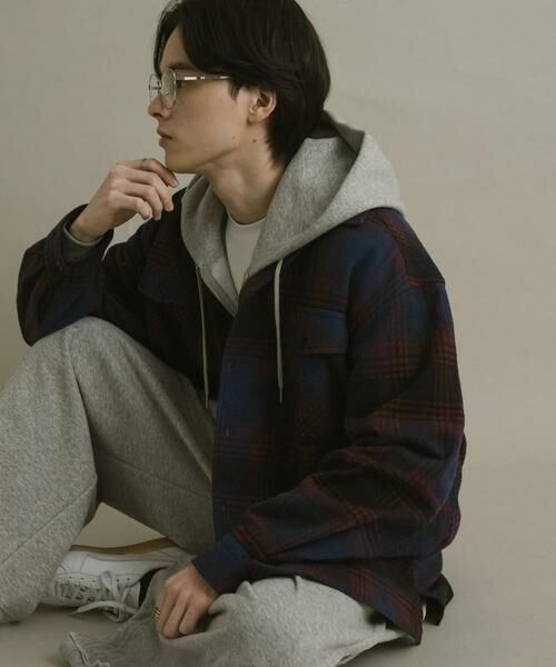 SENSE OF PLACE by URBAN RESEARCH / センスオブプレイス バイ アーバンリサーチ シャツ・ブラウス | ブラッシュドヘビーネルチェックシャツ | 詳細2