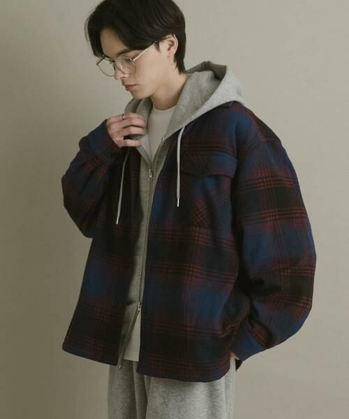 SENSE OF PLACE by URBAN RESEARCH / センスオブプレイス バイ アーバンリサーチ シャツ・ブラウス | ブラッシュドヘビーネルチェックシャツ | 詳細4