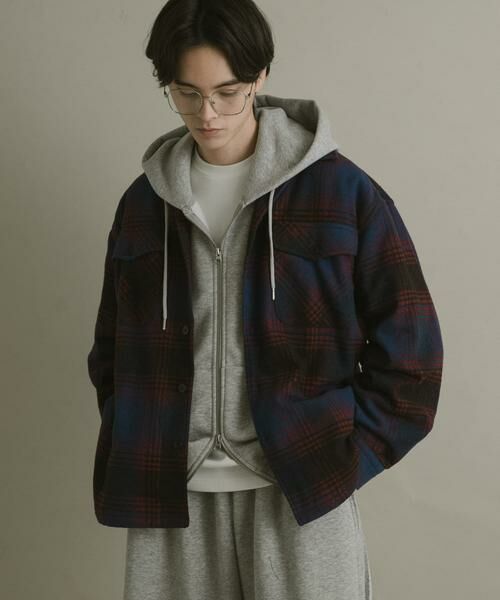 SENSE OF PLACE by URBAN RESEARCH / センスオブプレイス バイ アーバンリサーチ シャツ・ブラウス | ブラッシュドヘビーネルチェックシャツ | 詳細5