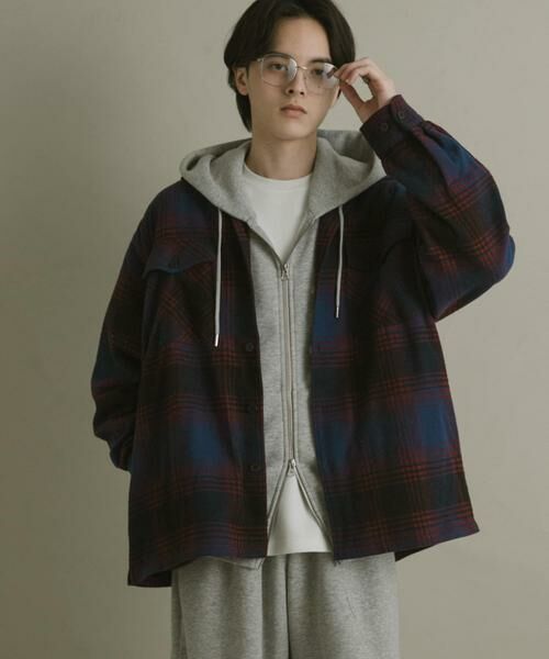 SENSE OF PLACE by URBAN RESEARCH / センスオブプレイス バイ アーバンリサーチ シャツ・ブラウス | ブラッシュドヘビーネルチェックシャツ | 詳細6