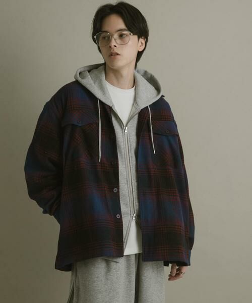 SENSE OF PLACE by URBAN RESEARCH / センスオブプレイス バイ アーバンリサーチ シャツ・ブラウス | ブラッシュドヘビーネルチェックシャツ | 詳細7
