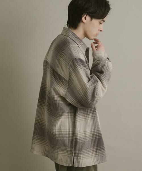 SENSE OF PLACE by URBAN RESEARCH / センスオブプレイス バイ アーバンリサーチ シャツ・ブラウス | ブラッシュドヘビーネルチェックシャツ | 詳細12