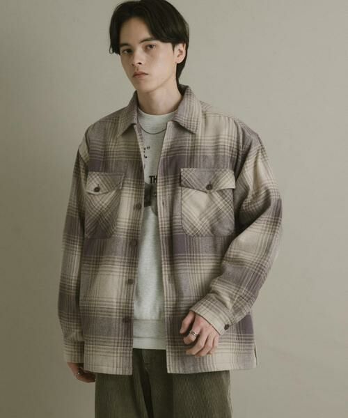 SENSE OF PLACE by URBAN RESEARCH / センスオブプレイス バイ アーバンリサーチ シャツ・ブラウス | ブラッシュドヘビーネルチェックシャツ | 詳細14