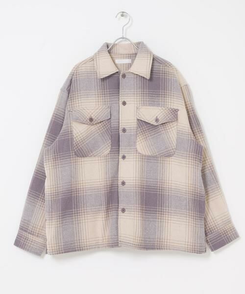 SENSE OF PLACE by URBAN RESEARCH / センスオブプレイス バイ アーバンリサーチ シャツ・ブラウス | ブラッシュドヘビーネルチェックシャツ | 詳細19