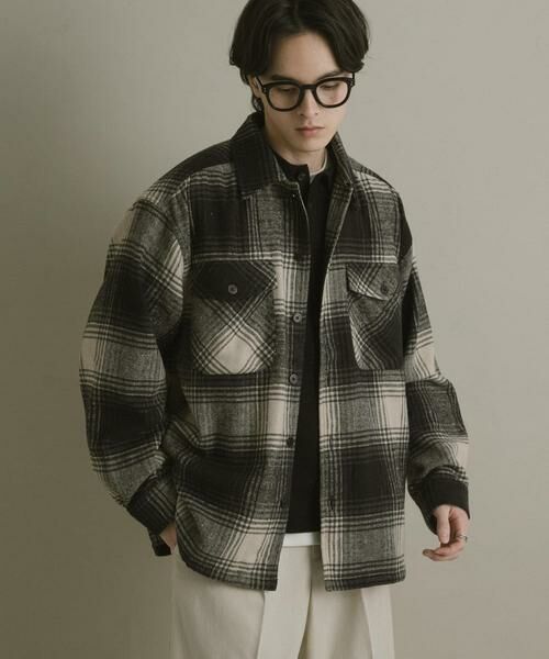 SENSE OF PLACE by URBAN RESEARCH / センスオブプレイス バイ アーバンリサーチ シャツ・ブラウス | ブラッシュドヘビーネルチェックシャツ | 詳細23
