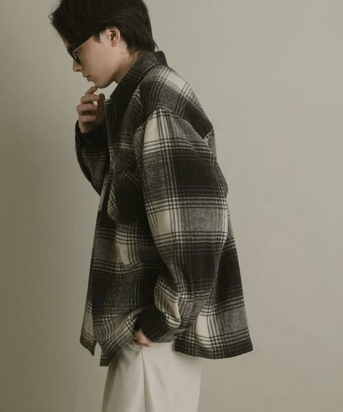 SENSE OF PLACE by URBAN RESEARCH / センスオブプレイス バイ アーバンリサーチ シャツ・ブラウス | ブラッシュドヘビーネルチェックシャツ | 詳細24