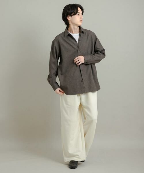 SENSE OF PLACE by URBAN RESEARCH / センスオブプレイス バイ アーバンリサーチ シャツ・ブラウス | 『UR TECH』ヘリンボーンレギュラーカラーシャツ | 詳細7