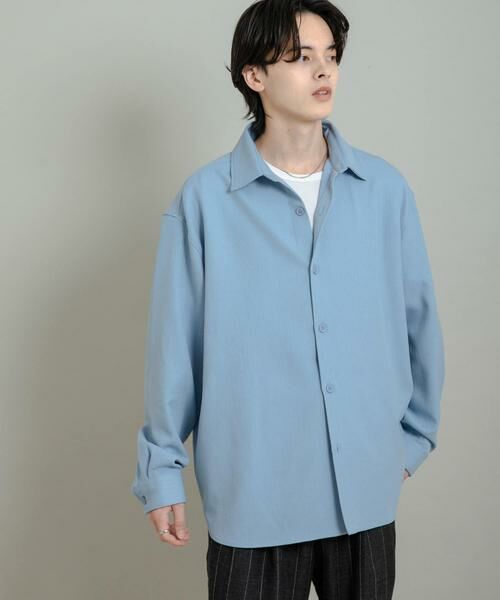 SENSE OF PLACE by URBAN RESEARCH / センスオブプレイス バイ アーバンリサーチ シャツ・ブラウス | 『UR TECH』ヘリンボーンレギュラーカラーシャツ | 詳細12