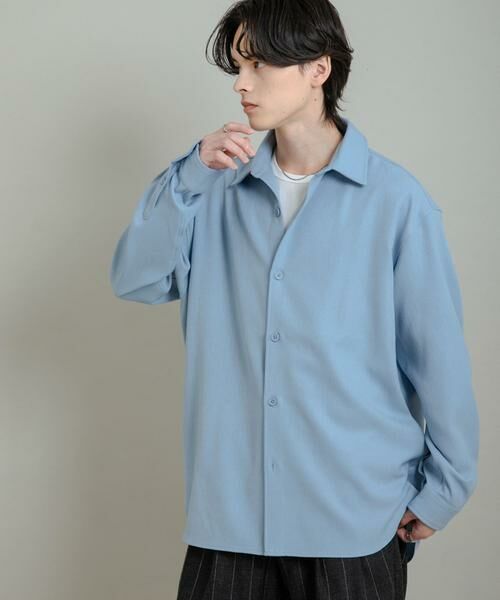 SENSE OF PLACE by URBAN RESEARCH / センスオブプレイス バイ アーバンリサーチ シャツ・ブラウス | 『UR TECH』ヘリンボーンレギュラーカラーシャツ | 詳細13