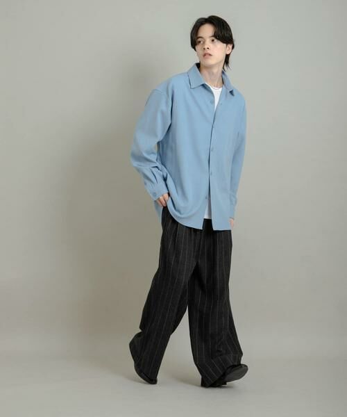 SENSE OF PLACE by URBAN RESEARCH / センスオブプレイス バイ アーバンリサーチ シャツ・ブラウス | 『UR TECH』ヘリンボーンレギュラーカラーシャツ | 詳細16