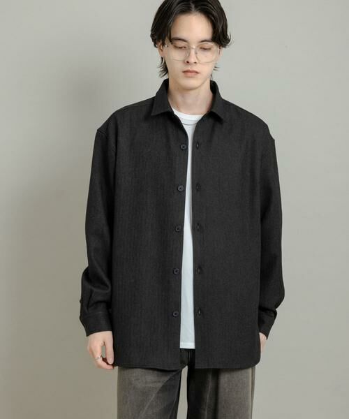 SENSE OF PLACE by URBAN RESEARCH / センスオブプレイス バイ アーバンリサーチ シャツ・ブラウス | 『UR TECH』ヘリンボーンレギュラーカラーシャツ | 詳細29