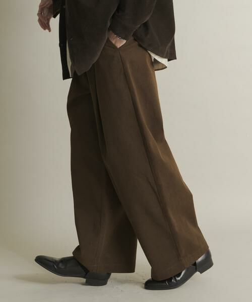 SENSE OF PLACE by URBAN RESEARCH / センスオブプレイス バイ アーバンリサーチ その他パンツ | ボリュームタックワイドパンツ | 詳細4