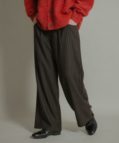 SENSE OF PLACE by URBAN RESEARCH / センスオブプレイス バイ アーバンリサーチ その他パンツ | ウールブレンドカーブポケットストレートパンツ | 詳細2