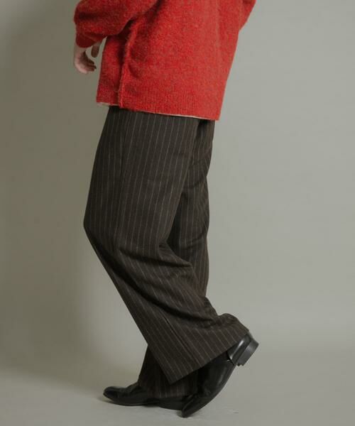 SENSE OF PLACE by URBAN RESEARCH / センスオブプレイス バイ アーバンリサーチ その他パンツ | ウールブレンドカーブポケットストレートパンツ | 詳細4