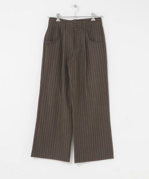 SENSE OF PLACE by URBAN RESEARCH / センスオブプレイス バイ アーバンリサーチ その他パンツ | ウールブレンドカーブポケットストレートパンツ | 詳細8